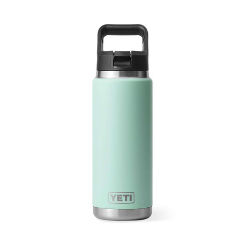 YETI Rambler 26 oz Seafoam BPA Free Bottle with Straw Cap