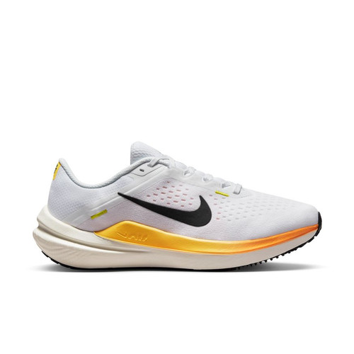 Nike Women's Air Winflo 10 Running Shoe: White/Black Citron Pulse/Vivid Orange