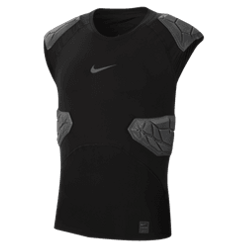 Nike Men's Pro HyperStrong 4-Pad Top- Black/Grey