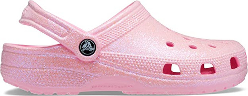 Crocs Adult Unisex Classic Glitter Clog - Flamingo