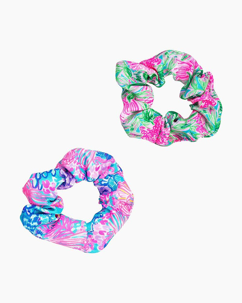 Lily Pulitzer Scrunchie Set - Splendor in the Sand/Coming in Hot