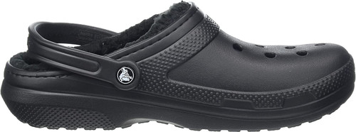 Crocs Adult Unisex Classic Lined Clog - Black/Black