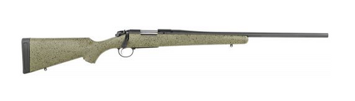 Bergara B-14 Hunter 270 Winchester Bolt Action Rifle - 24" Barrel, 3+1 Rounds, OD Green speckle paint Stock
