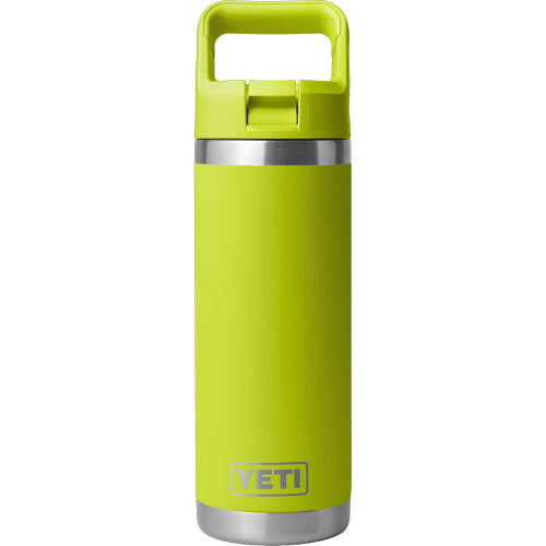 Yeti Rambler 18 oz. Bottle with Straw Cap - Chartreuse