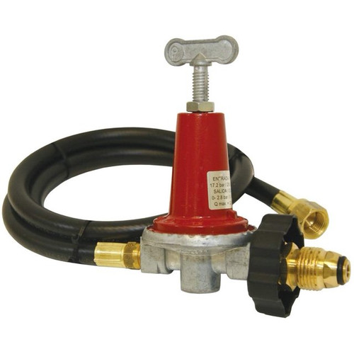 Bayou Classic 5HPR-40 48-Inch LPG Hose, High Pressure Adjustable Regulator