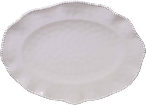 Certified International Perlette Cream Oval Platter