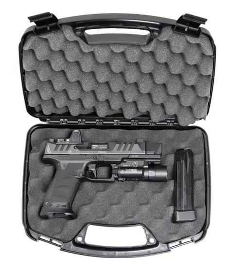 MTM Handgun Case Single up to 6" Revolver or Pistol-Black