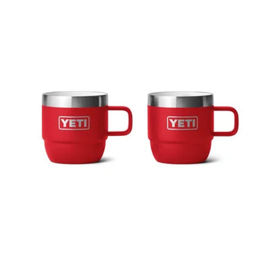 Yeti Rambler 6 Oz Espresso Mug Rescue Red 2 Pack