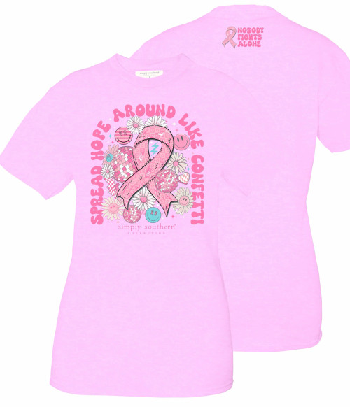 Simply Southern Spread Hope Cancer Tshirt