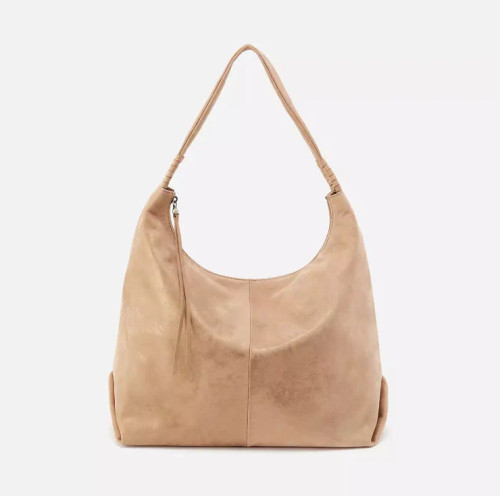 Hobo Astrid Nubuck Leather - Gold Cashmere