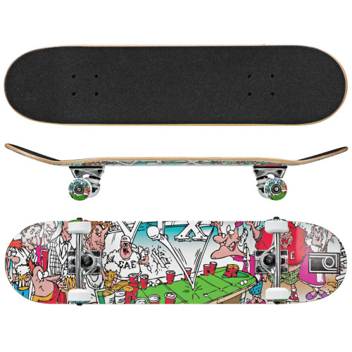 Roller Derby Street Series Skateboard - Frat House