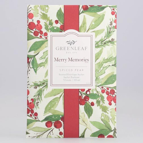 Greenleaf Large Scented Envelope Sachet - Merry Memories
