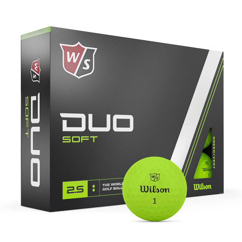 Wilson Duo Soft Golf Ball, Green, 12-ball pack Wilson Duo Soft Golf Ball, Green, 12-ball pack