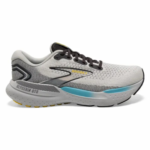 Brooks Men's Glycerin GTS 21 Running Shoes - Coconut/Forged Iron/Yellow