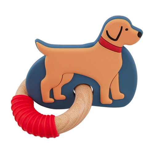 Mud Pie Dog Ring Silicone Teether