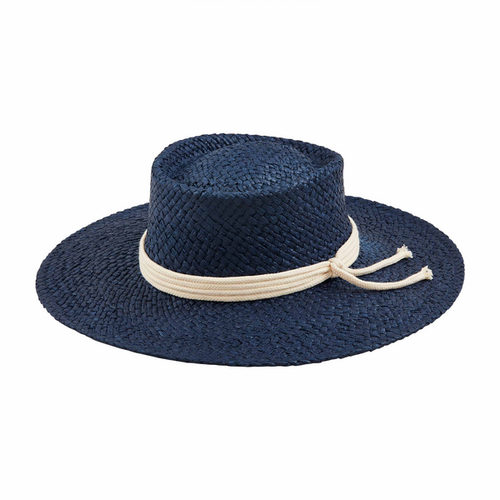 Mudpie Nautical Rope Hat Navy