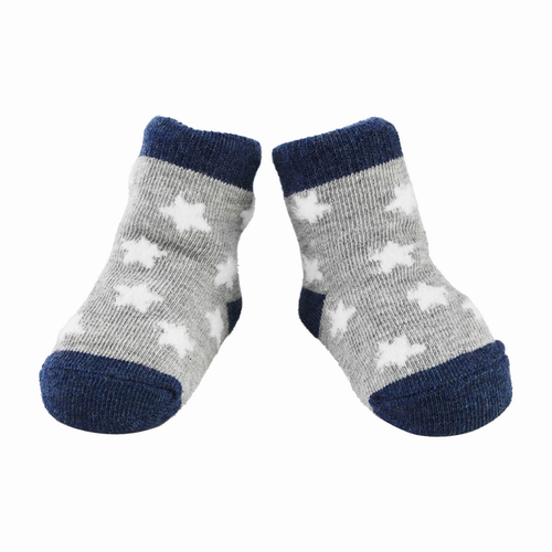 Mud Pie White Star Baby Socks