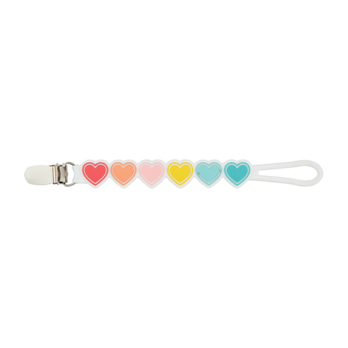 Mudpie Silicone Heart Pacy Strap