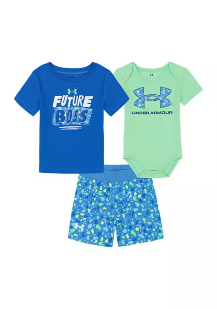 Under Armour Baby Boys Future Boss 3 Piece Set - Viral Blue