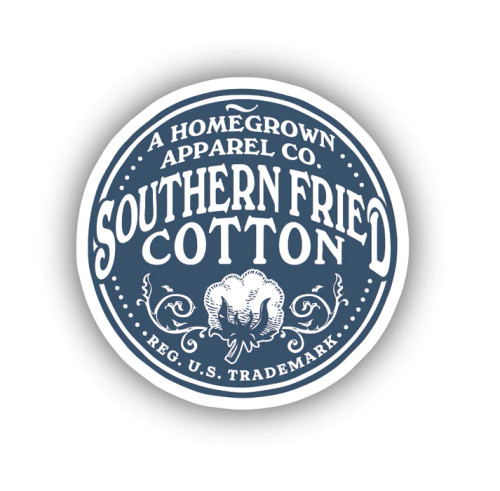 Southern Fried Cotton Medicine Bottle Decal