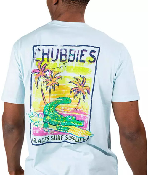 Chubbies The Beach Bum Tee - Light Blue