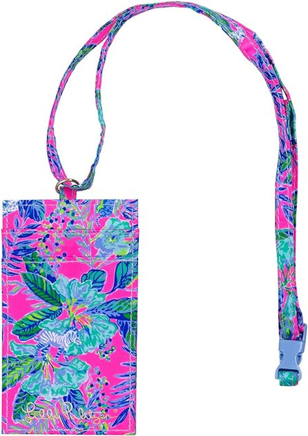 Lilly Pulitzer Lanyard with ID Holder - Lil Earned Stripes