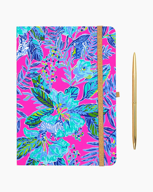 Lilly Pulitzer Journal with Pen - Lil Earned Stripes
