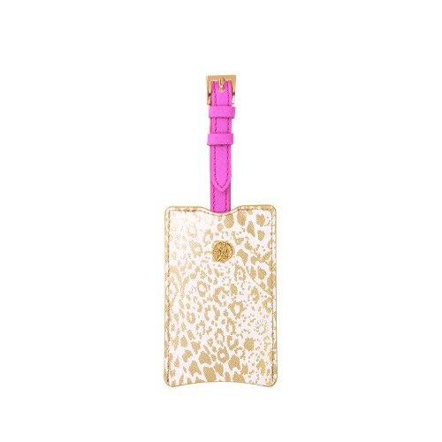 Lilly Pulitzer Luggage Tag - Gold Pattern Play