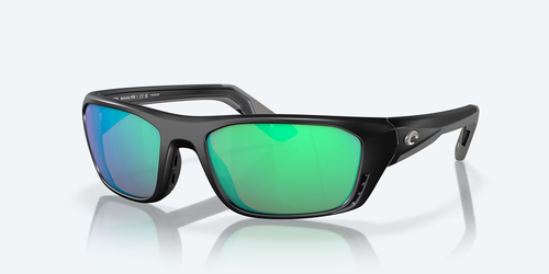 Costa Del Mar Whitecap Pro Polarized Sunglasses - Matte Black with Green Mirror