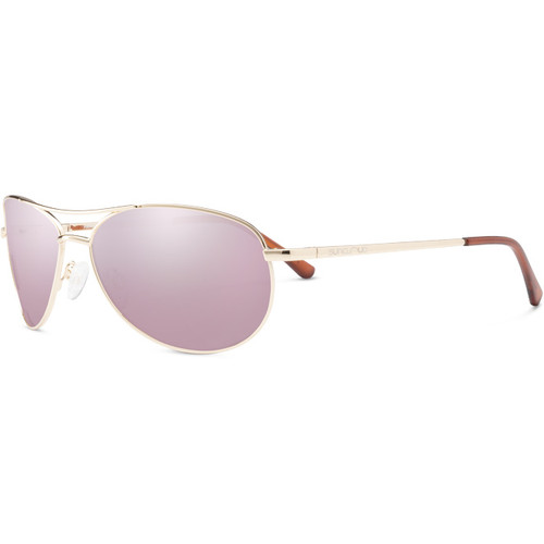 Suncloud Patrol Sunglasses - Rose Gold with Polarized Pink Gold Mirror