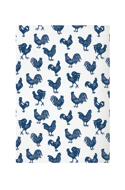 MUkitchen Cotton Towel - Blue Rooster