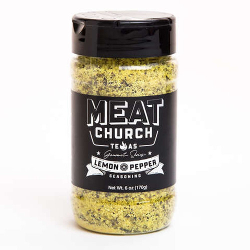 Meat Church Gourmet Series Lemon Pepper Seasoning 6 oz Meat Church Gourmet Series Lemon Pepper Seasoning 6 oz