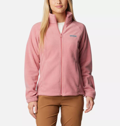 Columbia Women’s Benton Springs Full Zip Fleece Jacket- Pink Agave Columbia Women’s Benton Springs Full Zip Fleece Jacket- Pink Agave