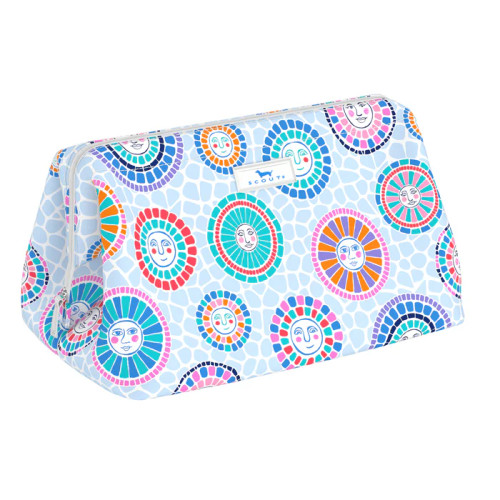 Scout Big Mouth Wide Mouth Makeup Bag Large - Sunny Side Up