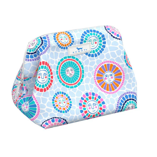 Scout Little Big Mouth Wide Mouth Makeup Bag Medium - Sunny Side Up