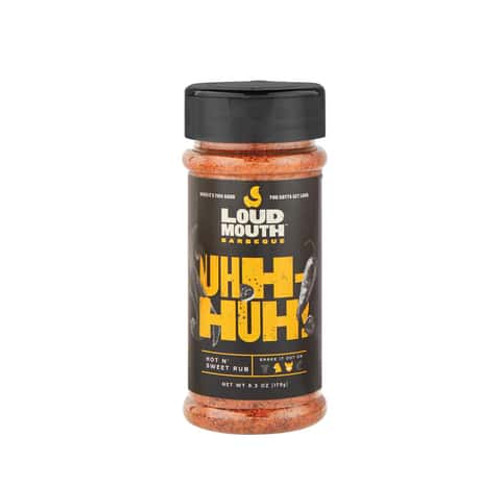 Loud Mouth UHH-HUH Hot N' Sweet BBQ Rub 6.3 oz