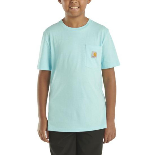 Carhartt Kids Short Sleeve Pocket T-Shirt - Gulf Blue