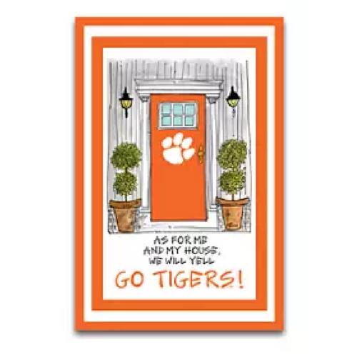 Magnolia Lane Clemson As For Me Garden Flag. Magnolia Lane Clemson As For Me Garden Flag.