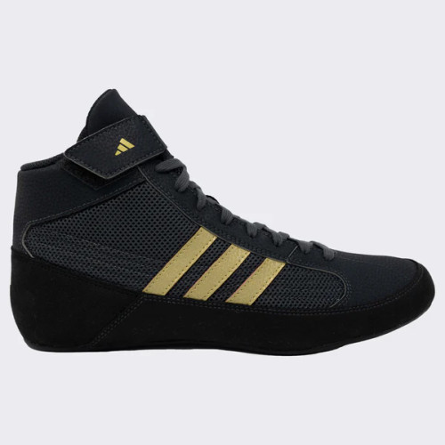 Adidas Wrestling HVC 2 - Black/Charcoal/Metallic Gold