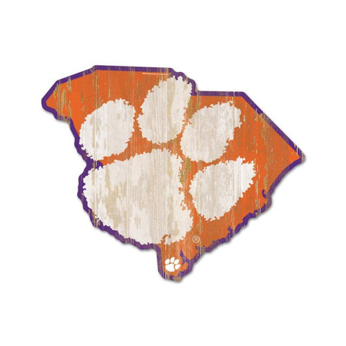 Wincraft Clemson Tigers State Shape Wincraft Clemson Tigers State Shape
