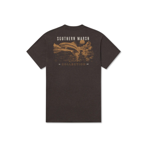 Southern Marsh Trout of Water Tee - Washed Stone Brown Southern Marsh Trout of Water Tee - Washed Stone Brown