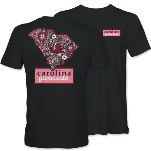 Palmetto Shirt Co. USC Floral State Tee Palmetto Shirt Co. USC Floral State Tee