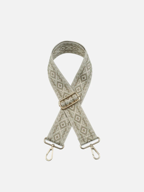Jen & Co. Diamond Guitar Strap - Taupe Gold Jen & Co. Diamond Guitar Strap - Taupe Gold