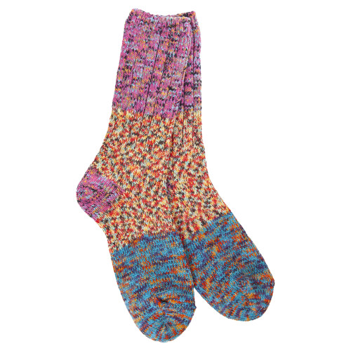 World's Softest Socks Weekend Ragg Crew Colorblock - Fiesta CB Multi World's Softest Socks Weekend Ragg Crew Colorblock - Fiesta CB Multi