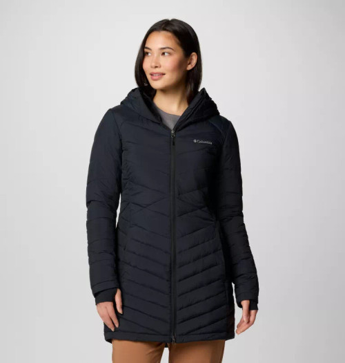 Columbia Women's Joy Peak II Mid Hooded Jacket - Black