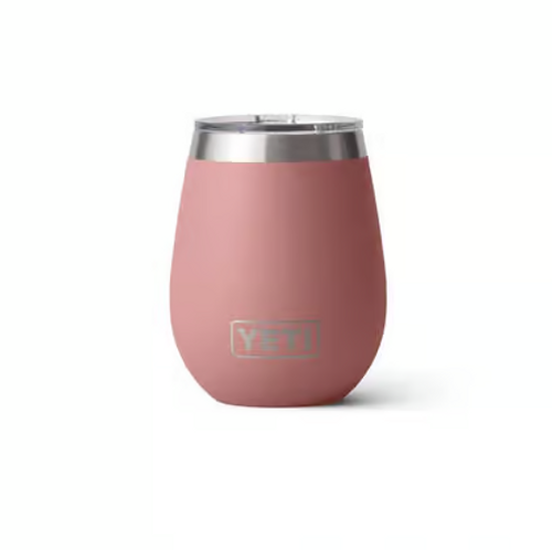 YETI Rambler 10 oz BPA Free Wine Tumbler with MagSlider Lid - Sandstone Pink YETI Rambler 10 oz BPA Free Wine Tumbler with MagSlider Lid - Sandstone Pink