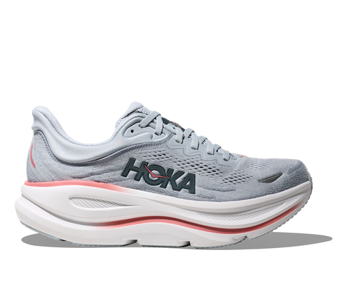 Hoka Women's Bondi 9 Wide - Mineral Blue/Washed Blue