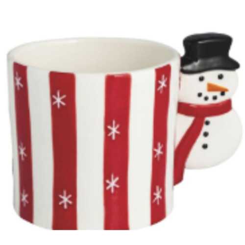 Mud Pie Snowman Whimsical Christmas Handle Mug Mud Pie Snowman Whimsical Christmas Handle Mug