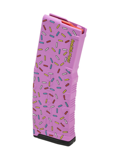 Amend2® AR-15/M4/M16 5.56x45mm NATO/.223 Remington Mod-2 Pink Custom Printed Sprinkle Donut 30-Round Magazine