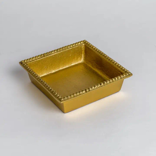 India Handicrafts Gilded Cocktail Napkin Set